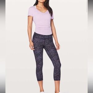 LULULEMON wunder under crop hi-rise size 4